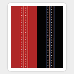 Black and Red Cosplay Sticker